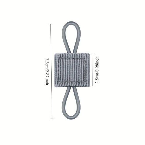 10pcs/lot Elastic Webbing Ribbon Buckle Outdoor Hiking Hunti