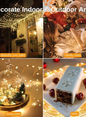Fairy Lights Copper Wire LED Light String Christmas Garland