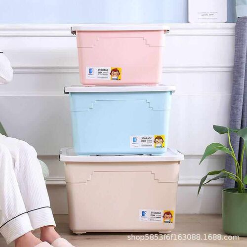 Plastic Extra Large Storage Box Thickened Storage Box with L