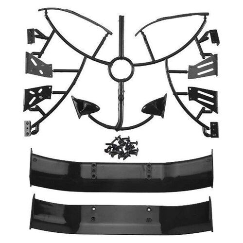 for 1/10 RC Racing Drift Car Rear Wings Drift Road Body