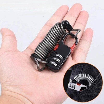 Bicycle Anti-Theft Motorcycle Three-Digit Password Combinati