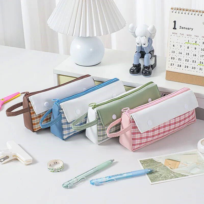 Japanese Style Fresh Plaid Combi