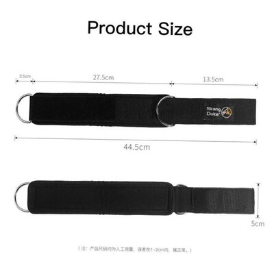 Gym Ankle Strap Padded Weight Leg Training脚环踝绑腿扣Brace