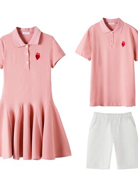 M and Daughter Dress Spring and Summer New Family Dress Fami