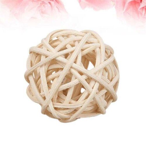 30 Pcs Home Rattan Ball Toys Wicker Party Wooden