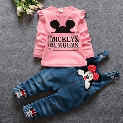 Mickey Baby Girl Clothes Newborn Baby Clothing Set Minnie Sp