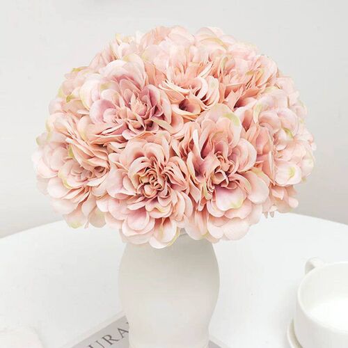 5pcs Artificial Peony Flowers Coffee Wedding Party Birthday