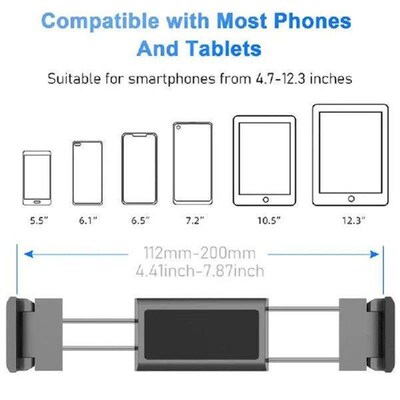 Universal Car Back Seat Holder 360 Degree Rotate Stand Auto