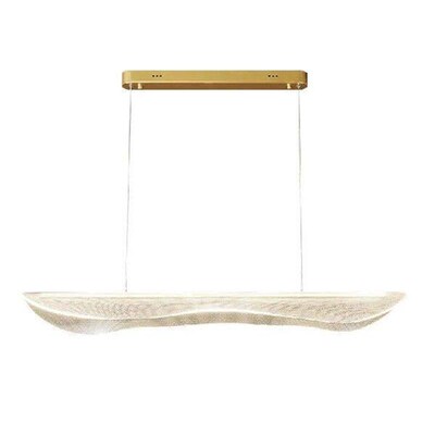 Modern Simple Acrylic Long Dimmable Led Chandelier