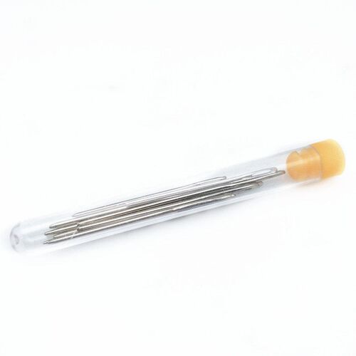 9 Pieces Silver Large-eye Blunt Needles Steel Yarn Knitting