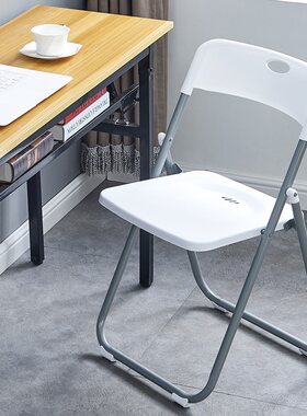 backrest portable folding plastic chair office meeting negot