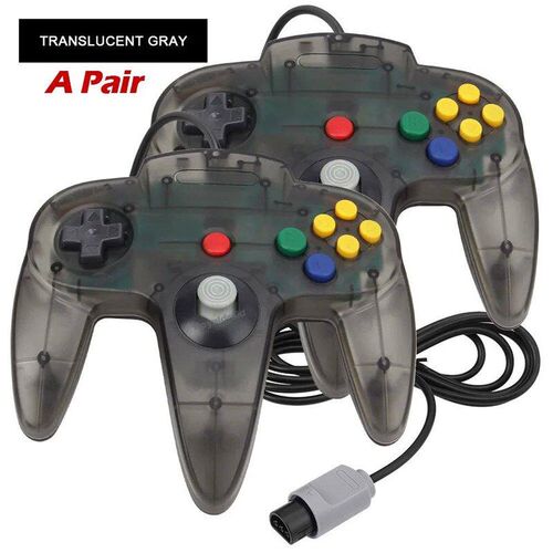 2PCS/Pair Wired Gamepad For N64 Wired Joypad Controller for
