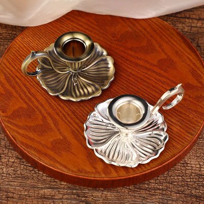 European Style Candlestick Valentines Day Handheld Candle Ho