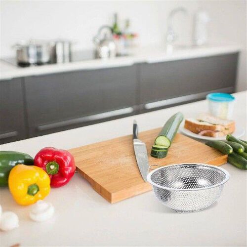 Stainless Steel Drain Basin Washing Basket Colander