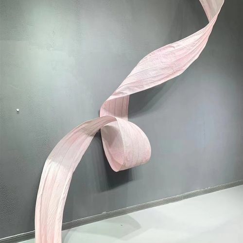 婚庆道具软装造型条设计纸艺自由飘带舞台装饰吊顶皱纹纸弯曲彩条
