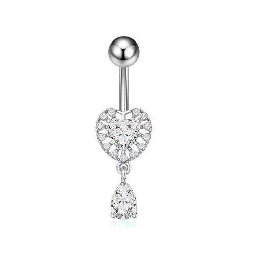 Flower Butterfly Heart Navel Stud Stainless steel Piercing j