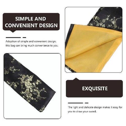 Samurai Wakizashi Tanto Cover Silk Bag for Swords Storage