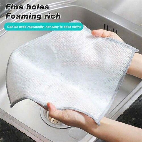Wet Dry Cloth Kitchen Cloth Set Oil Stain Remover Dish Rag