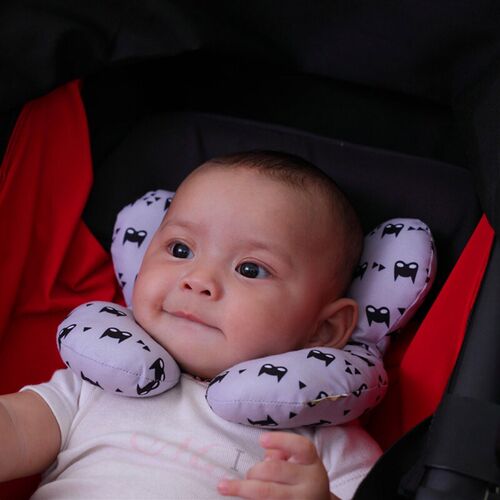 Protective Travel Car Seat Head And Neck Pillow Soft Neck Su