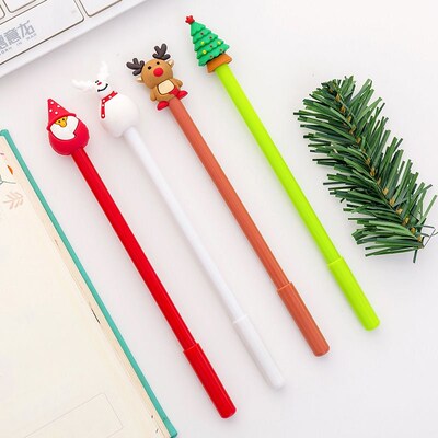 Cartoon Christmas tree old man neutral pen 0.5mm black creat