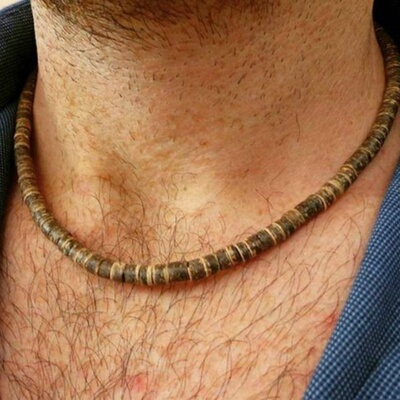 ewelry, Surfer necklace Gifts for men, Wooden Beach Necklace