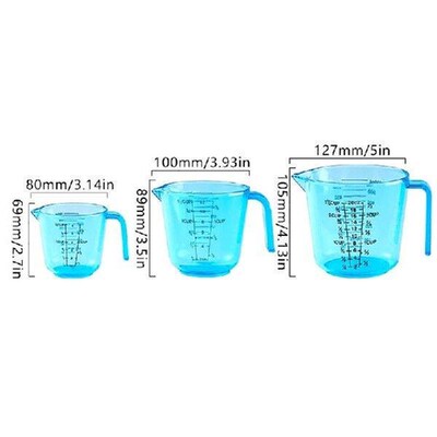 1Pc 150/300/600Ml Baking Liquid Measuring Cups Scale Cup