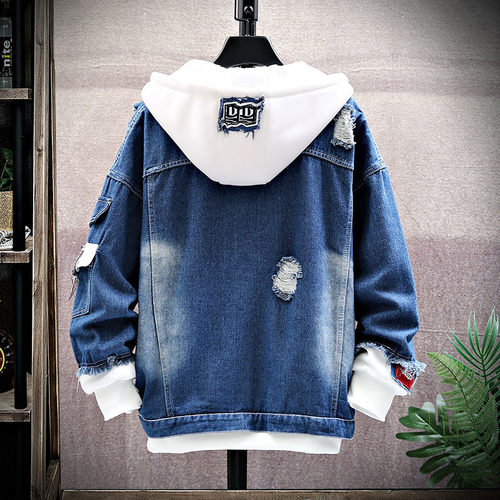 Fashion Winter  Chaquetas Hombre Jeans For Men Plush Handsom