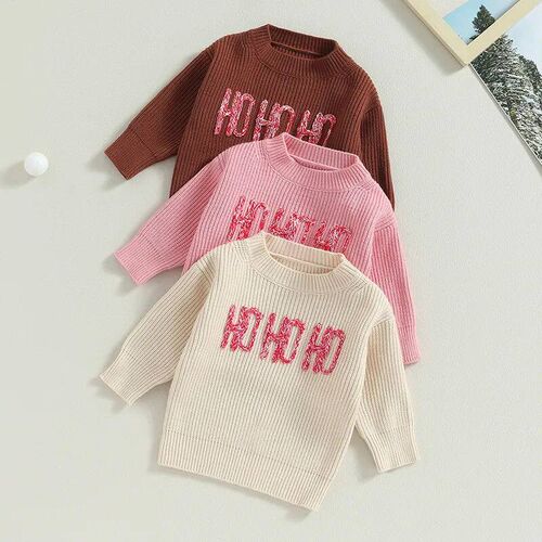 0-6Y Autumn Winter Children Warm Sweaters Kids Knit Wear Pul