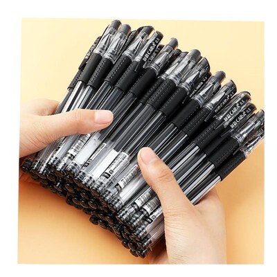 Writing pen 100 neutral pens 0.5mm black water-based pen