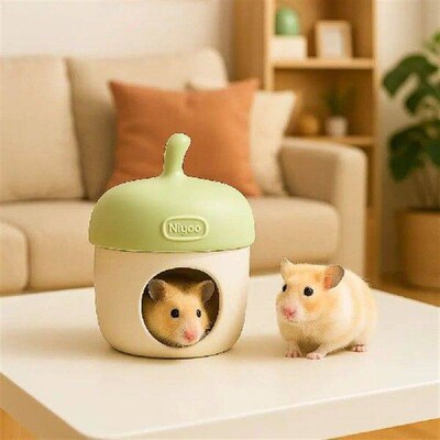 Practical Unique Acorn Hamster Ice Cage Cute Cooling
