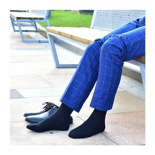 6 pairs Mens socks Black Cotton Dress Socks High qualit