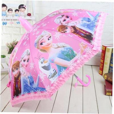 New Kids Umbrella Dual-purpose Sunny Umbrella Cartoon Long