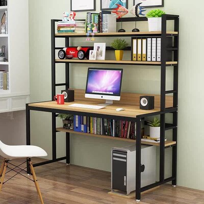 Computer table desk wooden table simpRle home student table