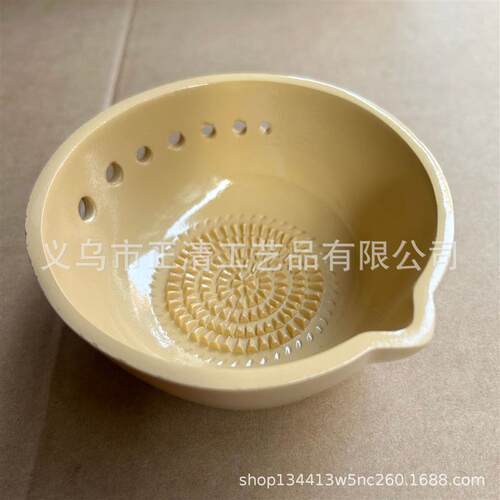 独立站便捷Handmade Garlic Grater x Herb Bowl蒜蓉刨丝器香草碗