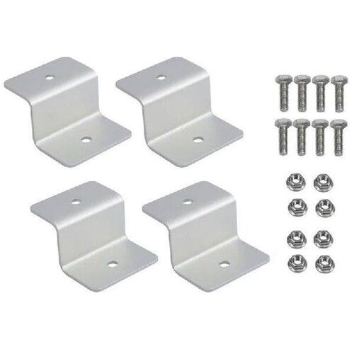 4pcs PV Solar Panel Mount Brackets Support Fixed Z-Bracket