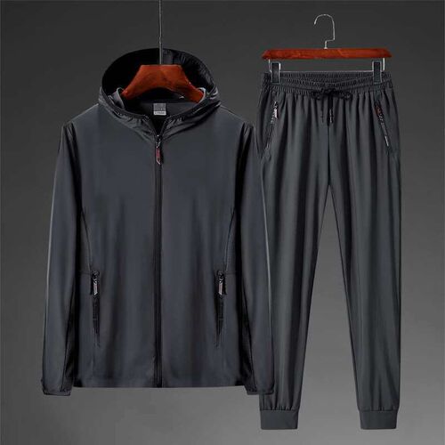 Summer outdoor ice silk anti-snoring suit mens leisure fitn