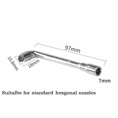 New Hex L-shaped Socket Wrench 6/7mm Screw Nut Wrench Sleeve