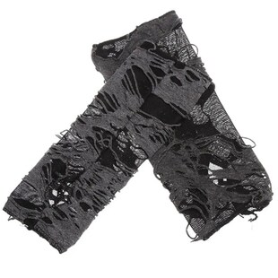 Casaul Rusak Celah Sarung Tangan Seksi Gothic Sarung Sarung