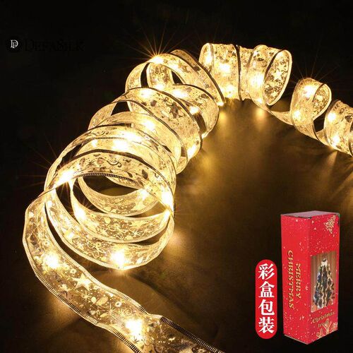 Christmas LED light string Christmas ribbon Christmas tree D