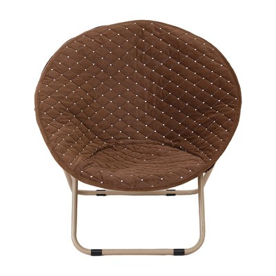 冬季太阳椅子垫月亮椅罩圆形替换坐垫冬天折叠椅懒人午休座垫子