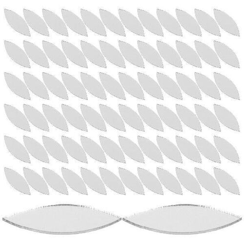 150 PCS Mirror Sticker Small Glass Mosaic Tiles Craft for
