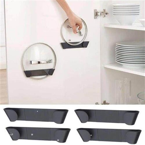 1Pcs Household Kitchen Storage Holder Pan Lid Organizer Pot