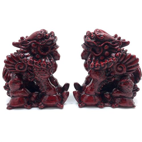 龙五子趴蝮树脂摆件解独阴独阳家居摆件窗台阳台工艺饰品