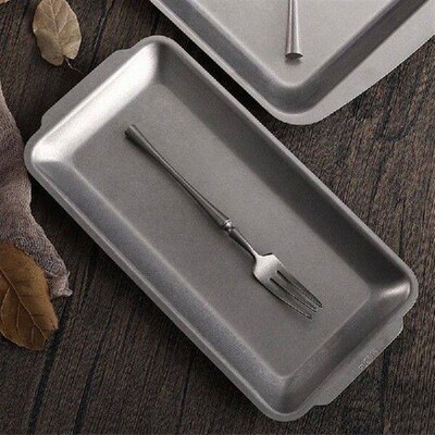 Stainless Steel Oval Shape Plate, Dinnerware, Restaurant,