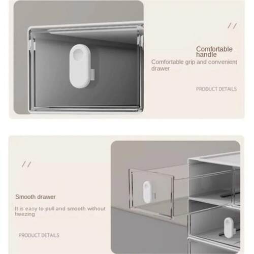Multi-Functional Storage Drawer Stackable Desktop Storage Bo