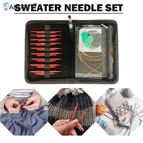 1 Set Circular Needle Removable Aluminium Knitting Needles