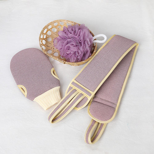 3Pcs/Set Body Cleaning Washcloth Soft Brush Home Hotel Bathr