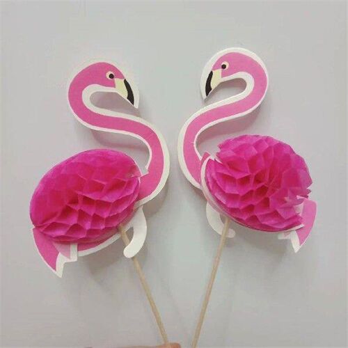 50Pcs Summer Umbrella Cake Topper Bar Cocktail Decoration