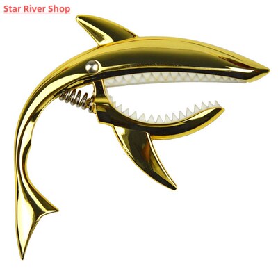 Metal Shark Guitar Capo Funny Creative Zinc Alloy Quick Chan