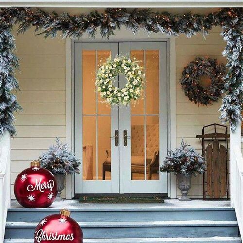 45cm Artificial Wreath Spring Colorful Flower Wreath